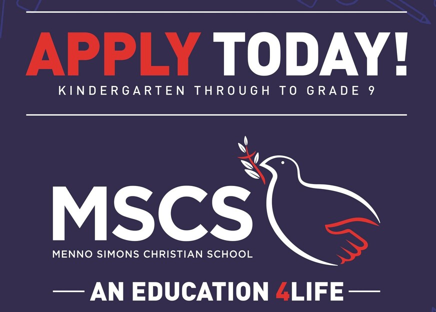 Apply Today! MSCS, An educaiton4life